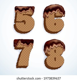 Bright beige color abstract fun fresh crisp up cacao ice drip flow layer element set. Light white happy holiday child bar nutrite cuisine surface. Logo pictogram decor funny kid joy art design style