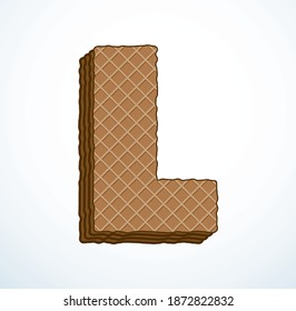 Bright beige color fun fresh roast checker crisp layer type mark group word. Light happy child bar surface table space backdrop. Logo pictogram collection decor card funny kid joy art design style L