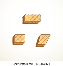 Bright beige color fun fresh roast checker crisp layer type mark group word. Light happy child bar surface table space backdrop. Logo pictogram collection decor card funny kid joy art 3d design style