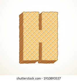 Bright beige color fun fresh roast checker crisp layer type mark group word. Light happy child bar surface table space backdrop. Logo pictogram collection decor card funny kid joy art design style H