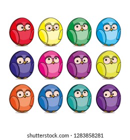 Bright birds set