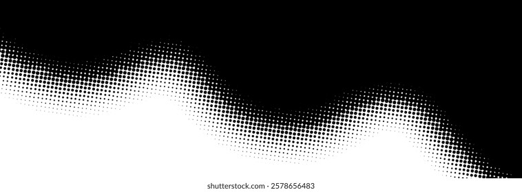 Bright black and white pop art retro background with halftone in comics style vector illustration eps10