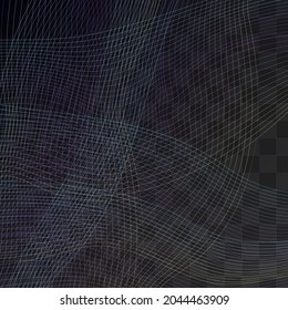 Bright Blend Modern Vector Transparent Background. Color Flow Creative Brochure. Dynamic Element Smoke Pattern. Neon Shape Geometric Banner.