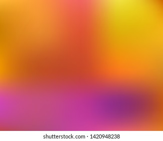 Bright blend texture picture. EPS. Vector illustration flyer. Interesting splash and spreading spot. Yellow elegant blend glossy texture picture.
