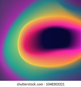 Bright blending mesh mild gradient color banner layout template. Vector illustration