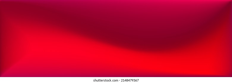 Malla de gradiente ondulada rosa de la sangre brillante. El diseño moderno oscuro y brillante. Neon Vivid Vibrant Smooth Surface Illustration. Malla de degradado de onda intensa en sangre. Color en blanco Rojo Fondo original.