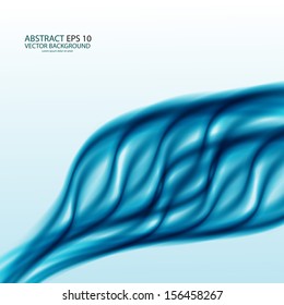 Bright blue abstract background