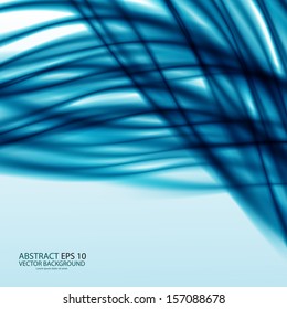 Bright blue abstract background 