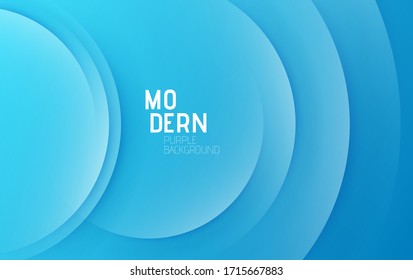 Diseño de fondo abstracto azul brillante. Composición de formas degradadas. Diseño de flujo para carteles, banners o tarjetas a.