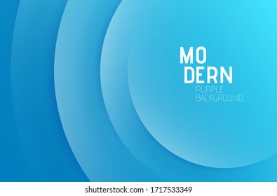 Bright blue abstract background design. Gradient shapes composition. Flowing design for posters, banners or cards to.