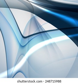 Bright blue abstract background, easy editable