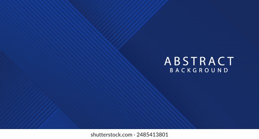 Bright blue Abstract background modern hipster futuristic graphic. Modern minimalistic vector abstract template for business background design. Luxury Vector illustration with stripes for business.