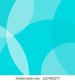 bright blue abstract background with transparent circles