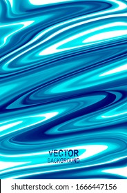 Bright blue abstract background. Vector illustration