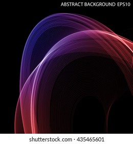Bright blue abstract background. Vector illustration eps 10