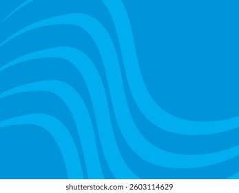 Bright blue abstract background with waving pattern.