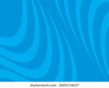 Bright blue abstract background with waving pattern.