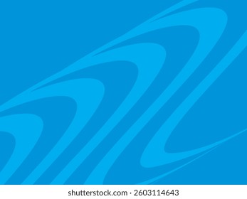 Bright blue abstract background with waving pattern.