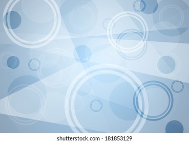 Bright blue abstract design