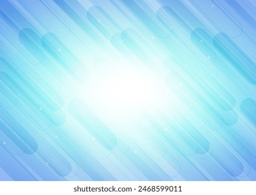 Bright blue abstract shape image background