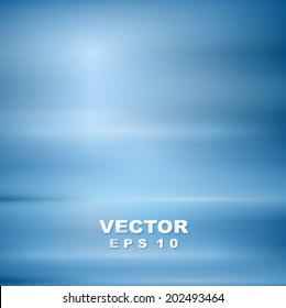 Bright blue abstract shiny background. Vector design
