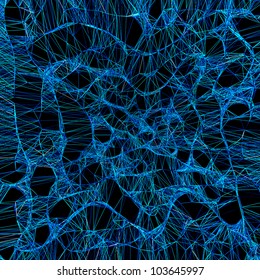 Bright blue abstract tech background. EPS 8 vector file included
