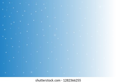 Bright blue abstract vector design with stars for your background