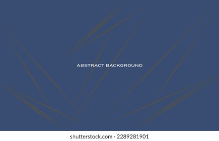 bright blue background with abstract gold line in the middle