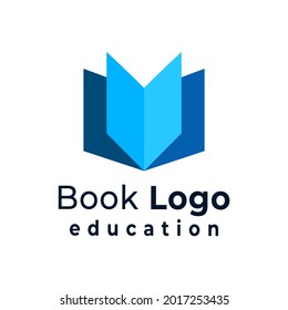 Bright blue book icon vector design isolated on a white background. Education symbol. eps 10.