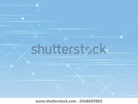 Bright blue cyber image background
