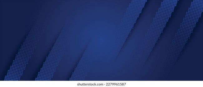 Bright blue dynamic abstract vector background with diagonal lines. 3d cover of business presentation banner for sale event night party