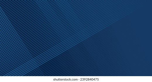 Fondo de vector abstracto dinámico azul brillante con líneas diagonales. 3d portada de banner de presentación de negocios para la fiesta de la noche del evento de ventas.