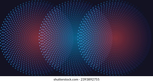 Bright blue dynamic abstract vector background with diagonal lines. 3d cover of business presentation banner for sale event night party. Fast moving soft circle wave line stripe decoration