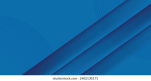 Bright blue dynamic abstract vector background with diagonal lines. 3d cover of business presentation banner for sale event night party.