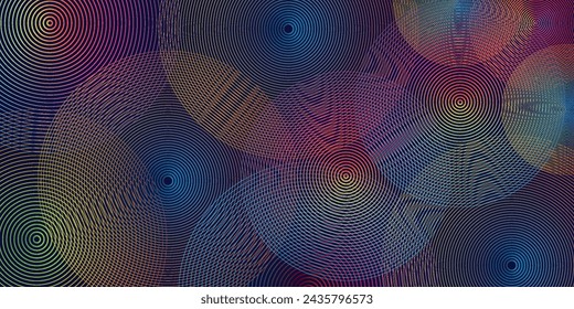 Bright blue dynamic abstract vector background with diagonal lines. 3d cover of business presentation banner for sale event night party. Fast moving soft circle wave line stripe decoration vector