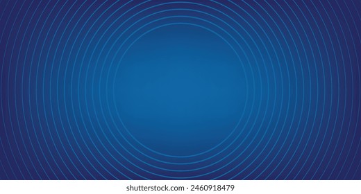 Fondo de Vector abstracto dinámico azul brillante con líneas diagonales. 3d cubierta de Anuncio de presentación de negocios para la venta evento fiesta nocturna. Rápido movimiento de la línea de onda de círculo suave decoración de rayas