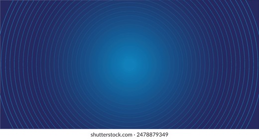 Fondo de Vector abstracto dinámico azul brillante con líneas diagonales. 3d cubierta de Anuncio de presentación de negocios para la venta evento fiesta nocturna. Vector suave de la decoración de la raya de la línea de onda del círculo