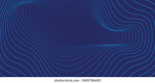 Fondo de Vector abstracto dinámico azul brillante con líneas diagonales