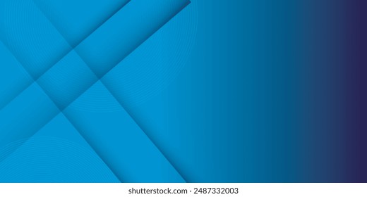 Bright blue dynamic abstract vector background with diagonal lines. 3d cover of business presentation banner for sale event night party. Fast moving soft circle wave line stripe decoration