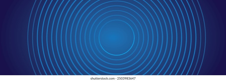 Bright blue dynamic abstract vector background with diagonal lines. 3d cover of business presentation banner for sale event night party. Fast moving soft circle wave line stripe decoration. 
