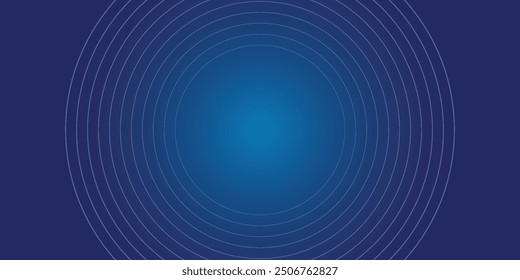 Fondo de Vector abstracto dinámico azul brillante con líneas diagonales. Cubierta 3D del Anuncio de presentación de negocios para la venta de eventos de fiesta nocturna. Decoración de rayas de línea de onda de círculo suave de movimiento rápido