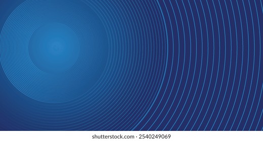 Bright blue dynamic abstract vector background with diagonal lines.