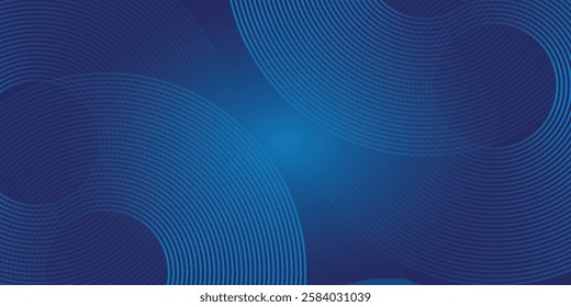 Bright blue dynamic abstract vector background with diagonal lines. 3d cover of business presentation banner for sale event night party art modern simple