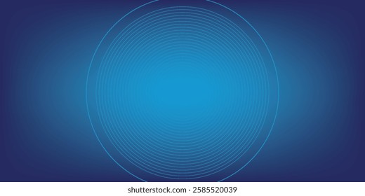 Bright blue dynamic abstract vector background with diagonal lines. 3d cover of business presentation banner for sale event night party. Fast moving soft circle wave line stripe decoration