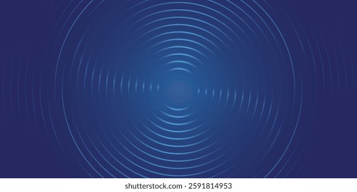Bright blue dynamic abstract vector background with diagonal lines. 3d cover of business presentation banner for sale event night party. Fast moving soft circle wave line stripe decoration