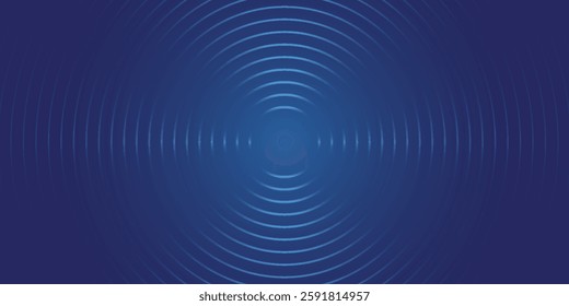 Bright blue dynamic abstract vector background with diagonal lines. 3d cover of business presentation banner for sale event night party. Fast moving soft circle wave line stripe decoration