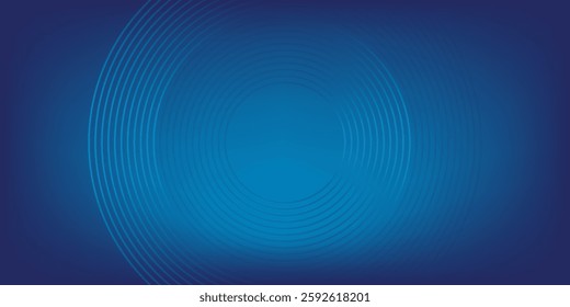Bright blue dynamic abstract vector background with diagonal lines. 3d cover of business presentation banner for sale event night party. Fast moving soft circle wave line stripe decoration