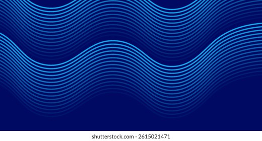 Bright blue dynamic abstract vector background with diagonal lines. 3d cover of business presentation banner for sale event night party. vector