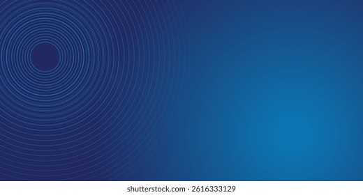Bright blue dynamic abstract vector background with diagonal lines. 3d cover of business presentation banner for sale event night party. Fast moving soft circle wave line stripe decoration