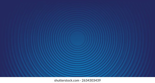 Bright blue dynamic abstract vector background with diagonal lines. 3d cover of business presentation banner for sale event night party. Fast moving soft circle wave line stripe decoration